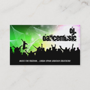 Business Card für Tanz Visitenkarte