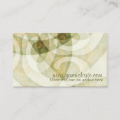 Business Card für Textilströme Visitenkarte (Rückseite)