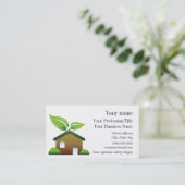 Business Card für Umgebungsdesign Visitenkarte (Stehend Vorderseite)