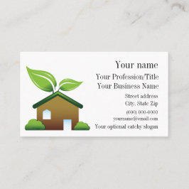 Business Card für Umgebungsdesign Visitenkarte