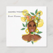 Business Card für Veranstaltungsplaner Quadratische Visitenkarte (Vorderseite)