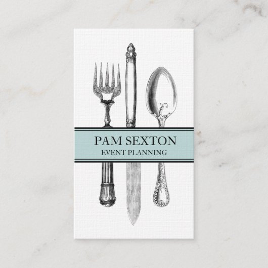 Business Card für Veranstaltungsplaner Visitenkarte (Vorderseite)