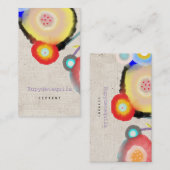 Business Card für Wasserfarben Visitenkarte (Vorne/Hinten)