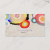 Business Card für Wasserfarben Visitenkarte (Rückseite)