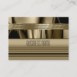 Business Card Gold Kunst-Deco Visitenkarte