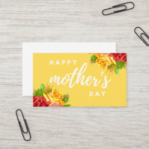 business card happy mother day visitenkarte