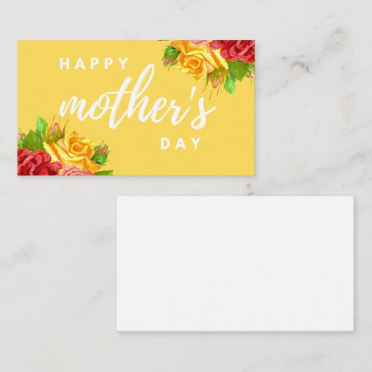business card happy mother day  visitenkarte (Vorne/Hinten)