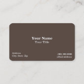 Business Card Holz Visitenkarte (Rückseite)