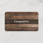 Business Card Holz Visitenkarte (Vorderseite)