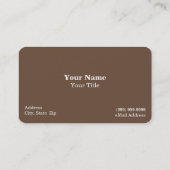 Business Card Holz Visitenkarte (Rückseite)