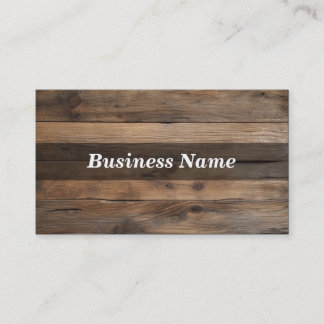 Business Card Holz Visitenkarte