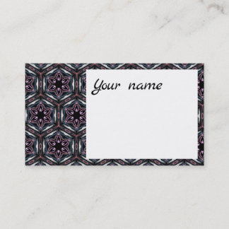 Business Card Jimette Design Black and Pink Visitenkarte