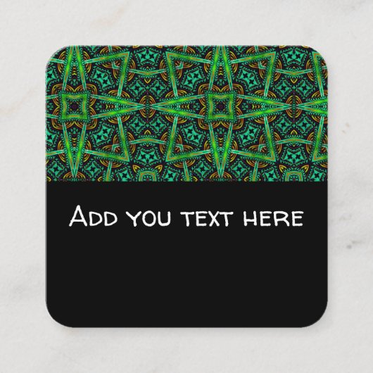 Business card Jimette Design Quadratische Visitenkarte (Vorderseite)