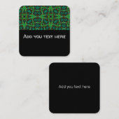 Business card Jimette Design Quadratische Visitenkarte (Vorne/Hinten)