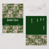Business Card Jugendstil Deko Elegante Visitenkarte (Vorne/Hinten)