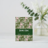 Business Card Jugendstil Deko Elegante Visitenkarte (Stehend Vorderseite)