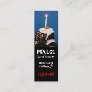 Business Card Lesezeichen Mini Visitenkarte