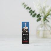 Business Card Lesezeichen Mini Visitenkarte (Stehend Vorderseite)