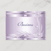 Business Card Lilac Mauve Art Deco Visitenkarte (Vorderseite)