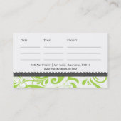 Business Card Limon Terminkarte (Rückseite)