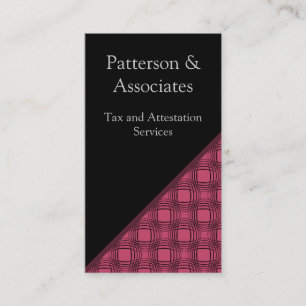 Business Card, Magenta Visitenkarte