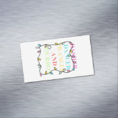 Business Card Magnet (Beispiel)