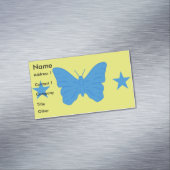 Business Card Magnet with Flag of Bady Bassit (Beispiel)