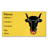 Business Card Magnet with Flag of Uri, Switzerland (Vorderseite)