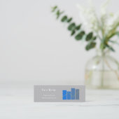 Business Card Mini Visitenkarte (Stehend Vorderseite)