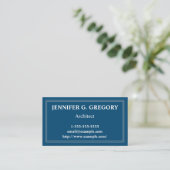 Business Card mit einfacher und benutzerdefinierba Visitenkarte (Stehend Vorderseite)
