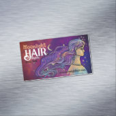 Business Card Mondlicht Hair and Nails Magnetische Visitenkarte (Beispiel)