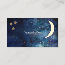 Business Card "Moon & Stars" Visitenkarte