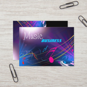 Business Card Music DJ Dance Party Visitenkarte