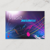 Business Card Music DJ Dance Party Visitenkarte (Vorderseite)