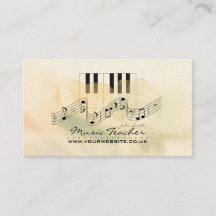 Business Card Musiker/Musiklehrer