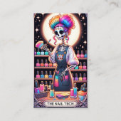 Business Card Nail Tech Tarot Visitenkarte (Vorderseite)