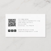 Business Card Nail Tech Tarot Visitenkarte (Rückseite)