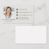 Business Card Nutritionalist Visitenkarte (Vorne/Hinten)