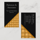 Business Card, Orange Visitenkarte (Vorne/Hinten)