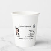 Business Card Papercup Pappbecher (Vorderseite)