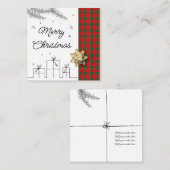 Business Card Quadratische Visitenkarte (Vorne/Hinten)