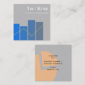 Business Card Quadratische Visitenkarte (Vorne/Hinten)