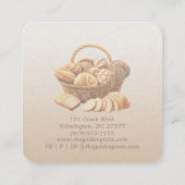 Business Card Quadratische Visitenkarte (Rückseite)