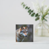 Business card quadratische visitenkarte (Stehend Vorderseite)