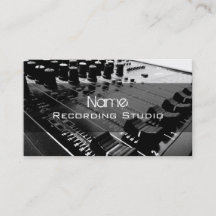 Business Card Recording Studio