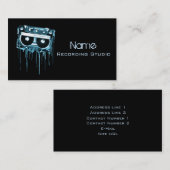 Business Card Recording Studio Visitenkarte (Vorne/Hinten)