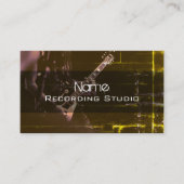Business Card Recording Studio Visitenkarte (Vorderseite)