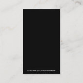 Business Card Recording Studio Visitenkarte (Rückseite)