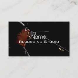 Business Card Recording Studio Visitenkarte