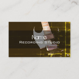 Business Card Recording Studio Visitenkarte